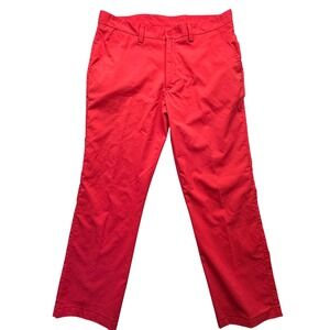 Nike Golf 36x36 Red Fit Dry Pants‎ Mens Athletic Casual Chino